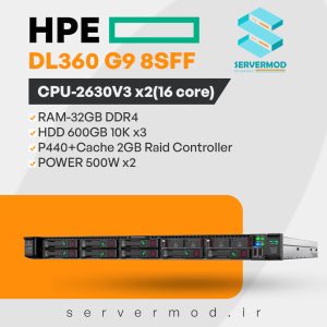 عکس اینفوگرافی سرور hp dl360 g9 8sff