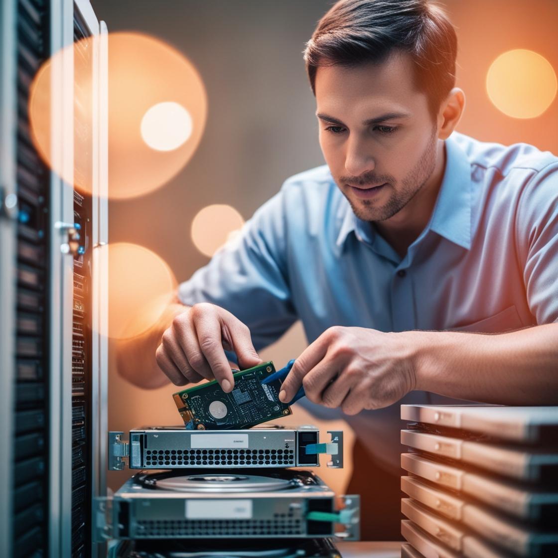 راهنمای کامل تشخیص و رفع خرابی هارد سرور