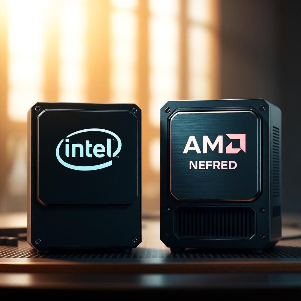 مقایسه پردازنده‌های اینتل و AMD