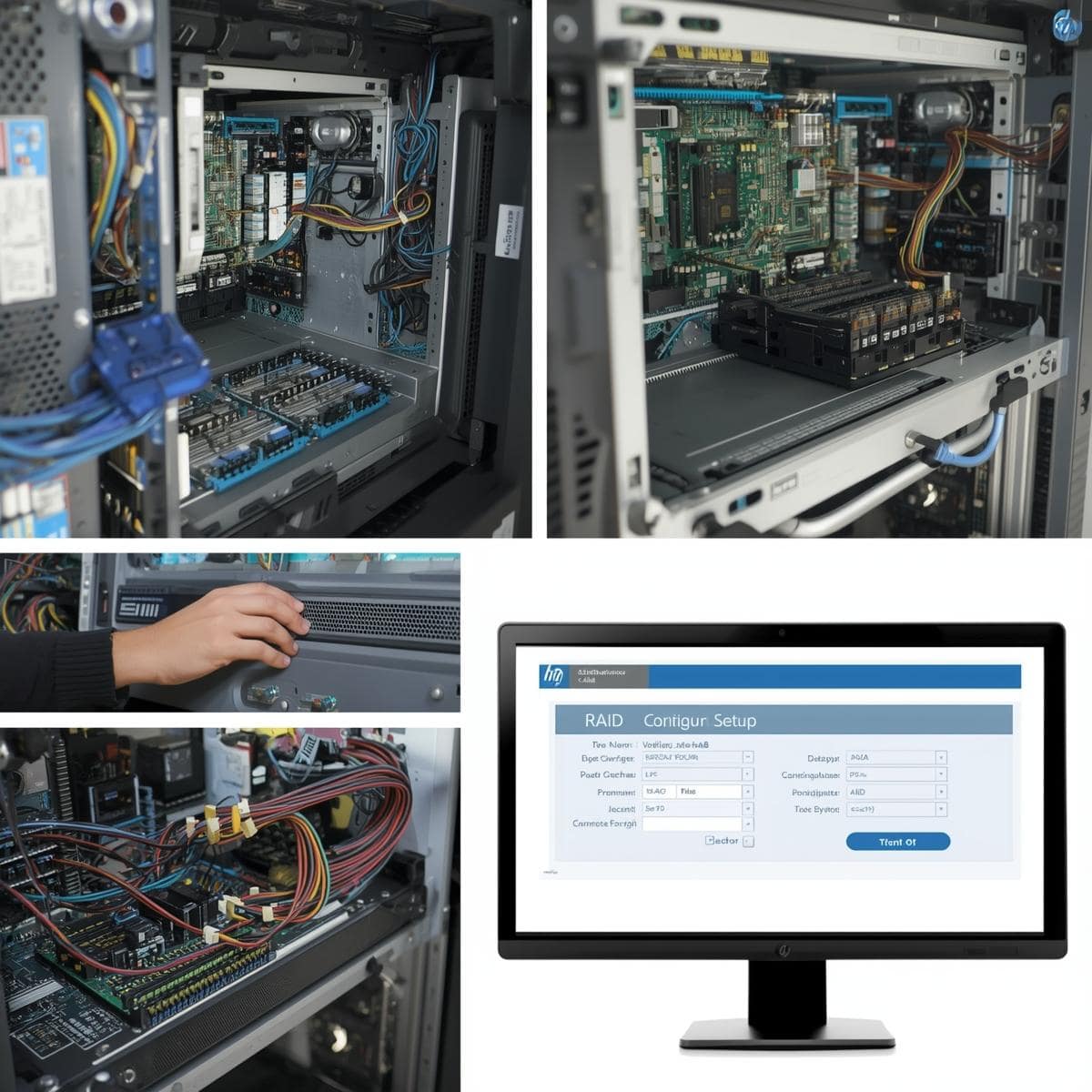 آموزش تنظیمات و RAID بندی سرور HP (G7، G8، G9)