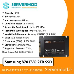 Samsung 870 EVO 2TB SSD